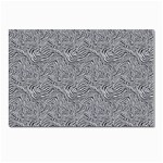 Dark Grey Snake Postcard 7  x 5  (Pkg of 10)