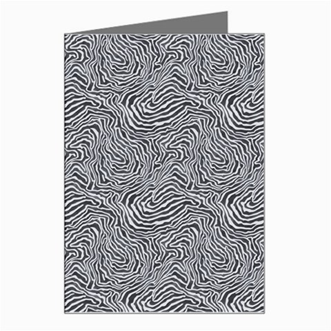 Dark Grey Snake Greeting Card from ArtsNow.com Left