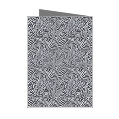 Dark Grey Snake Mini Greeting Card from ArtsNow.com Right