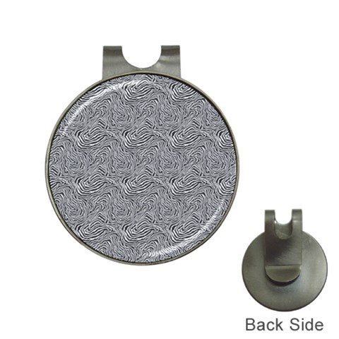 Dark Grey Snake Hat Clips with Golf Markers from ArtsNow.com Front