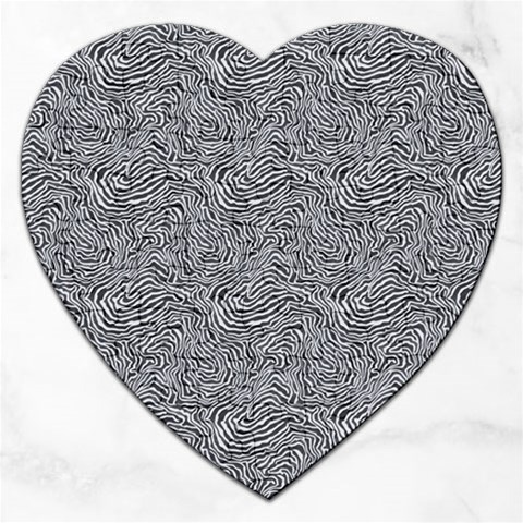 Dark Grey Snake Jigsaw Puzzle (Heart) from ArtsNow.com Front