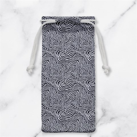Dark Grey Snake Jewelry Bag from ArtsNow.com Front