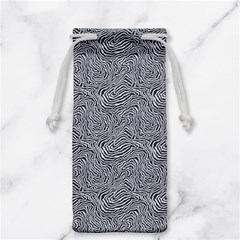 Dark Grey Snake Jewelry Bag from ArtsNow.com Back