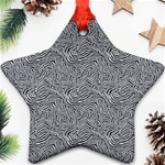 Dark Grey Snake Star Ornament (Two Sides)