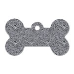 Dark Grey Snake Dog Tag Bone (One Side)