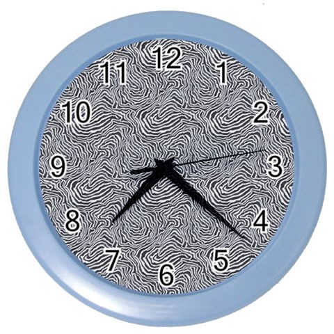 Dark Grey Snake Color Wall Clock from ArtsNow.com Front