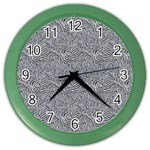 Dark Grey Snake Color Wall Clock