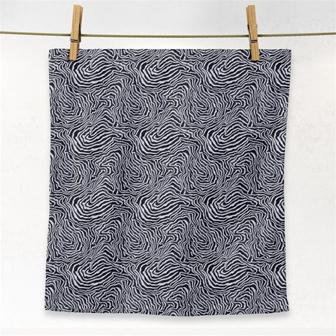 Dark Grey Snake Face Towel from ArtsNow.com Front