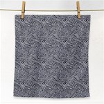 Dark Grey Snake Face Towel
