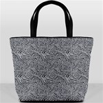 Dark Grey Snake Bucket Bag