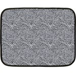 Dark Grey Snake 35 x27  Fleece Blanket (Mini)