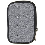 Dark Grey Snake Compact Camera Leather Case