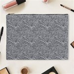 Dark Grey Snake Cosmetic Bag (XL)