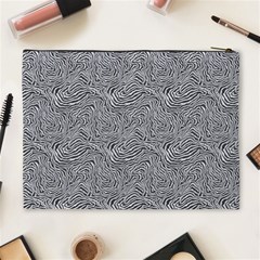 Dark Grey Snake Cosmetic Bag (XL) from ArtsNow.com Back