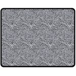 Dark Grey Snake 60  x 50  Fleece Blanket (Medium)