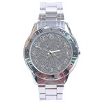 Dark Grey Snake Stainless Steel Analogue Watch