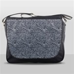 Dark Grey Snake Messenger Bag