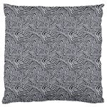 Dark Grey Snake Large Cushion Case (Two Sides)