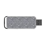 Dark Grey Snake Portable USB Flash (One Side)