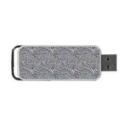 Dark Grey Snake Portable USB Flash (Two Sides) from ArtsNow.com Back