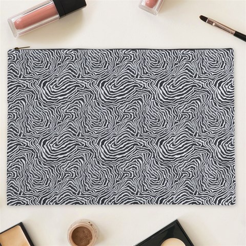 Dark Grey Snake Cosmetic Bag (XXL) from ArtsNow.com Front