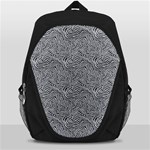 Dark Grey Snake Backpack Bag
