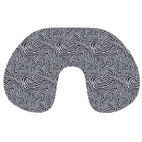 Dark Grey Snake Travel Neck Pillow from ArtsNow.com Front