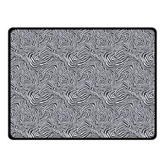 Dark Grey Snake 50  x 40  Two Sides Fleece Blanket (Small) from ArtsNow.com 45 x34  Blanket Front