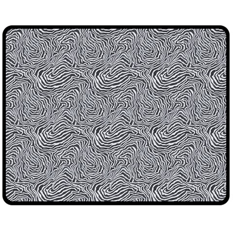 Dark Grey Snake 60  x 50  Two Sides Fleece Blanket (Medium) from ArtsNow.com 58.8 x47.4  Blanket Front