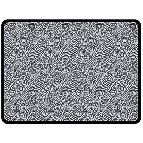 Dark Grey Snake 80  x 56  Two Sides Fleece Blanket (Large) from ArtsNow.com 80 x60  Blanket Front