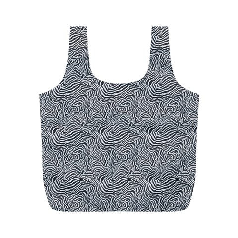 Dark Grey Snake Full Print Recycle Bag (M) from ArtsNow.com Front