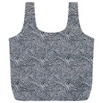 Dark Grey Snake Full Print Recycle Bag (XL)
