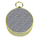 Dark Grey Snake Gold Compasses