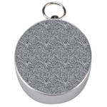 Dark Grey Snake Silver Compasses