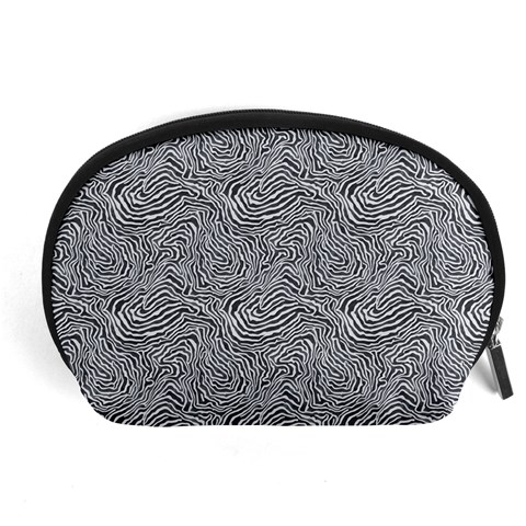 Dark Grey Snake Accessory Pouch (Large) from ArtsNow.com Front