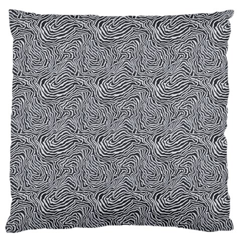 Dark Grey Snake Large Premium Plush Fleece Cushion Case (One Side) from ArtsNow.com Front