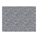 Dark Grey Snake 35  x 27  Two Sides Premium Plush Fleece Blanket (Mini)