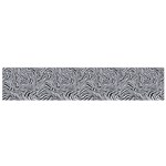 Dark Grey Snake 12 X60  Small Premium Plush Fleece Scarf