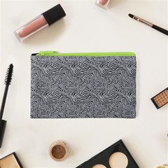 Dark Grey Snake Cosmetic Bag (XS) from ArtsNow.com Front