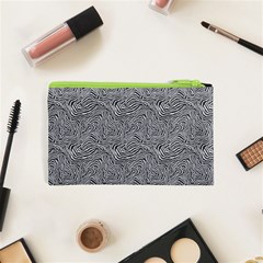 Dark Grey Snake Cosmetic Bag (XS) from ArtsNow.com Back
