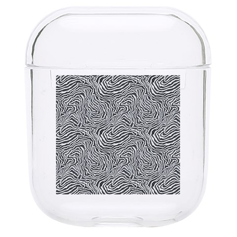 Dark Grey Snake Hard PC AirPods 1/2 Case from ArtsNow.com Front