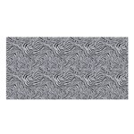 Dark Grey Snake Satin Shawl 45  x 80 