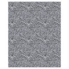 Dark Grey Snake Drawstring Pouch (XL) from ArtsNow.com Front