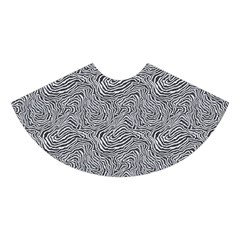 Dark Grey Snake Midi Sleeveless Dress from ArtsNow.com Skirt Back