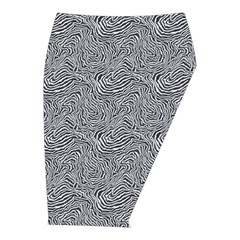 Dark Grey Snake Midi Wrap Pencil Skirt from ArtsNow.com  Front Right 