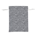 Dark Grey Snake Lightweight Drawstring Pouch (M)