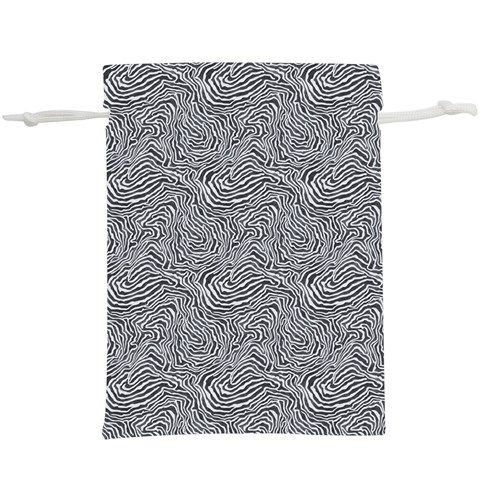 Dark Grey Snake Lightweight Drawstring Pouch (XL) from ArtsNow.com Front