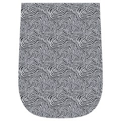 Dark Grey Snake Wristlet Pouch Bag (Small) from ArtsNow.com Left Side