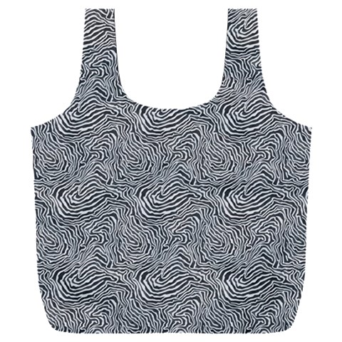 Dark Grey Snake Full Print Recycle Bag (XXL) from ArtsNow.com Front