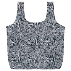 Dark Grey Snake Full Print Recycle Bag (XXXL) from ArtsNow.com Front